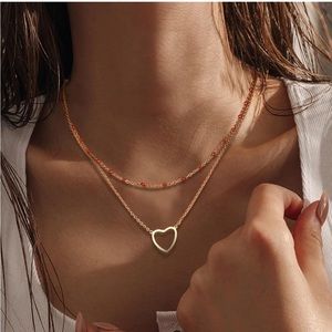 Estendly Layered Choker Necklace Set - 14k Gold Plated Crescent Moon & Bar Y Necklace For Women, Adjustable